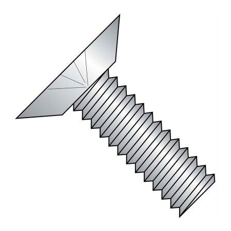 Kanebridge #6-32 x 3/16 in Phillips Flat Machine Screw, Plain Stainless Steel 0603MPU1188